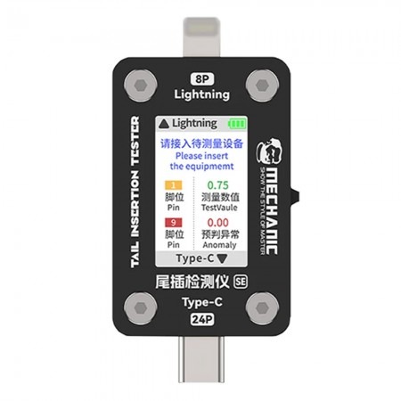 TAIL PLUG TERSTER MECHANIC T-824SE TYPE-C/LIGHTNING INTERFACE TAIL INSERTION DETECTOR ORIGINAL